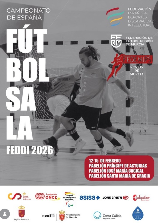 Equipo de Otras Capacidades del CD Técnicos Al-Ándalus en el Campeonato de España FEDDI cartel feddi 2026